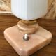Vintage marble and opaline lamps from the 60s