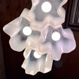 Modern Artemide chandelier, in 4 parts, late twentieth century, model "Logico" Murano glass, Italy