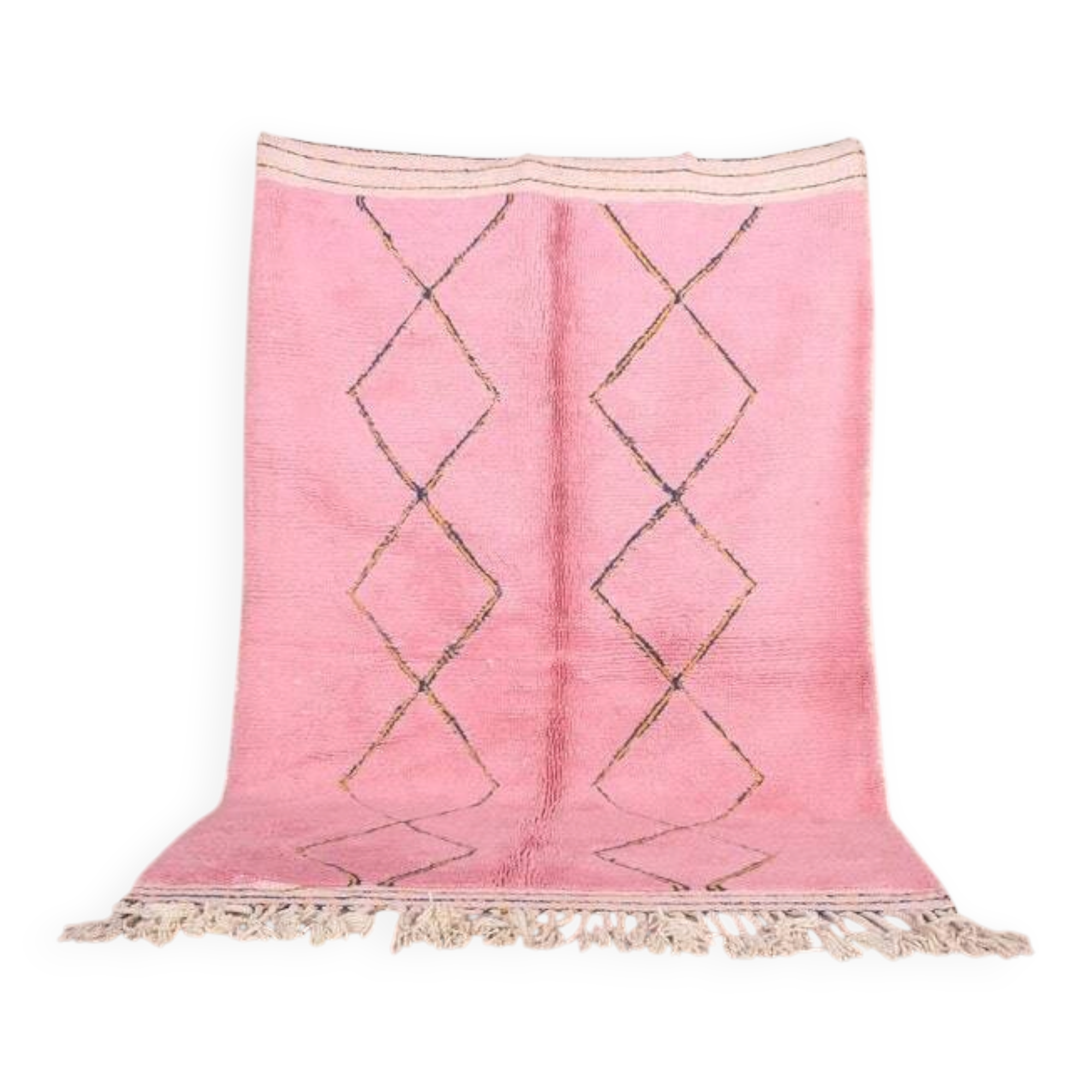 Handwoven natural wool rug 250/250 cm