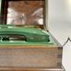 Telcer vintage italian phone chest in solid wood and bakelite - italian design circa 1960-1970