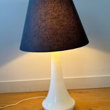 lampe opaline et laiton - Suède années 60/70