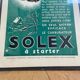 Affiche publicitaire Solex 20 janvier 1934