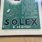 Affiche publicitaire Solex 20 janvier 1934