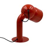 Elio Martinelli, mod. 2135 Robot red table lamp, Martinelli Luce Italy 1966