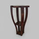 Sharness, wooden Art Deco plant holder, feet in an arc. Art Deco era