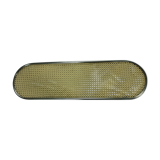 Yellow perforated iron plate top