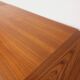 Table à manger style scandinave vintage des années 50 60 en teck avec rallonges