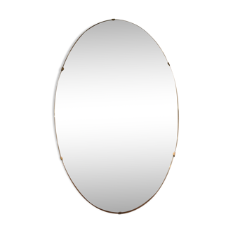 Miroir Art déco biseauté 56 x 34 cm