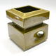 Modernist ceramics 1960s olive green