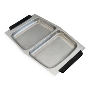 Plateau en inox Space