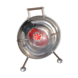 Sphere planet lamp in chrome metal design space-age 1960-1970