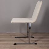 Lot de 6 chaises vintage des années 70 mod. finalement concevoir g. offert pour saporiti