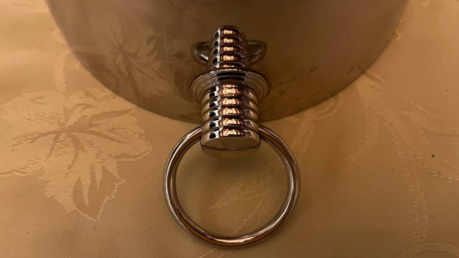 Vintage stainless steel ice bucket