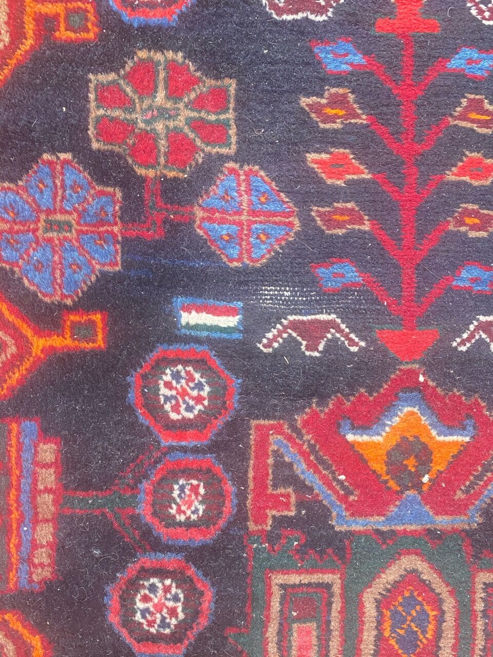 Persian carpet hamadan handmade 110x530