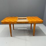 Table à manger vintage tchèque par Jindřich Halabala - Extensible, 1940 Mid-Cen