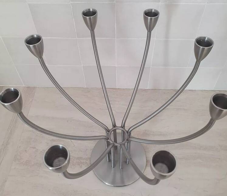 Chandelier/8-arm candelabrum IKEA vintage by Knut and Marianne Hagberg