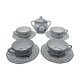 4 cups and under cups, sugar maker Bernardaud Limoges