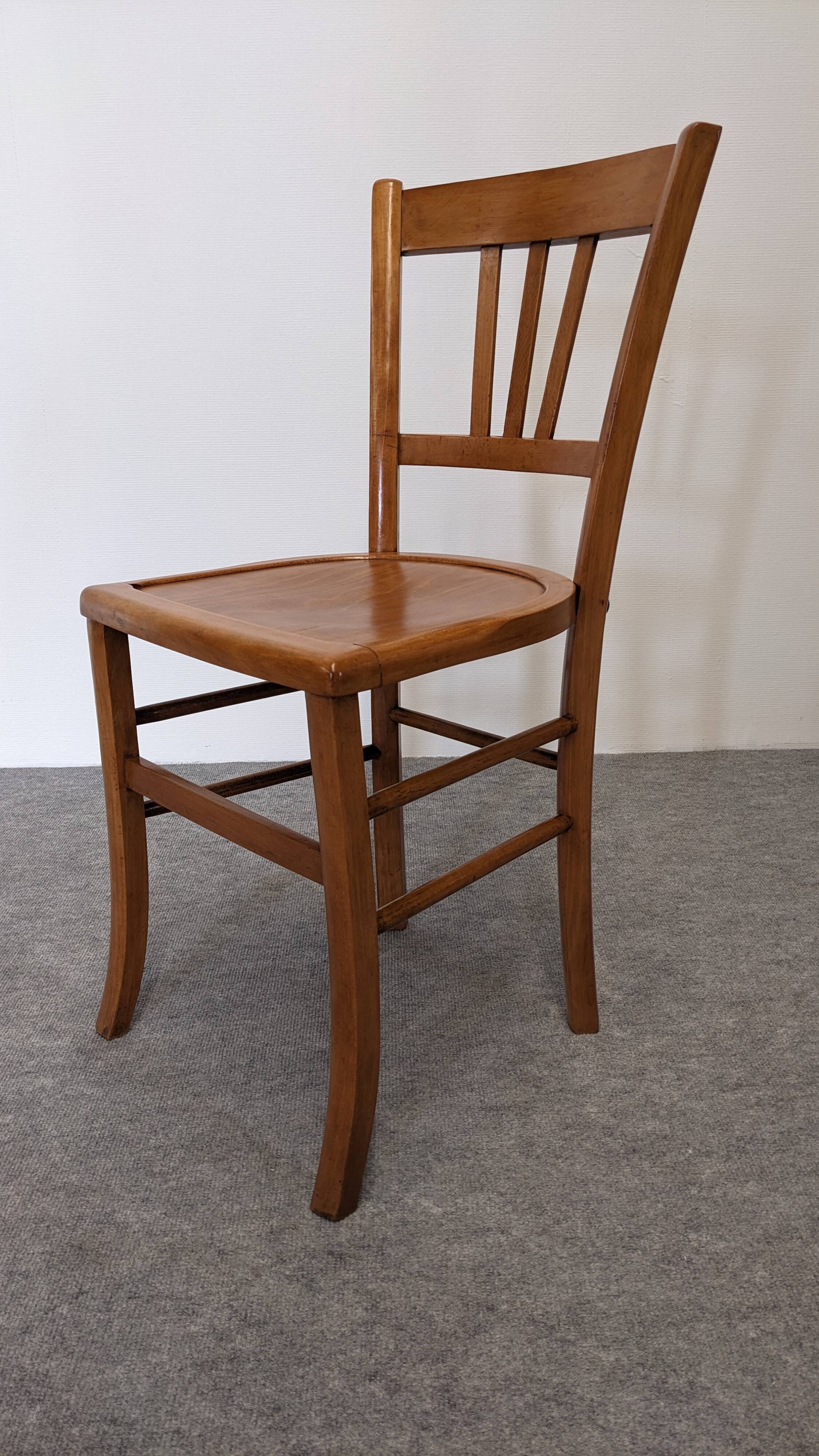 Set of 6 bistro chairs by Luterma, 50s/60s