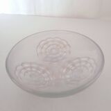 Small polished glass bowl, Art Nouveau period.