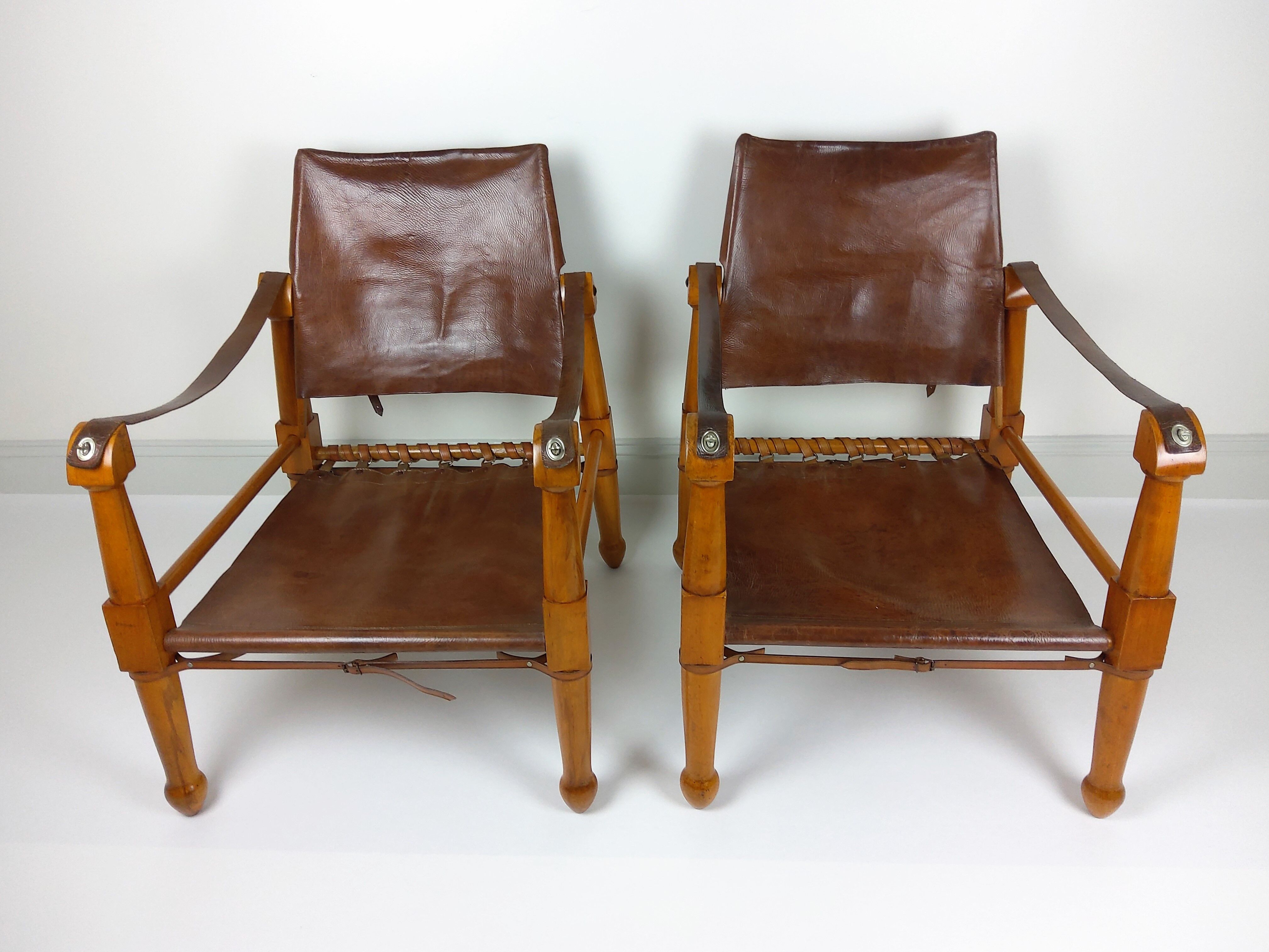 2 safari armchairs 1940