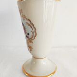 Limoges porcelain cone vase