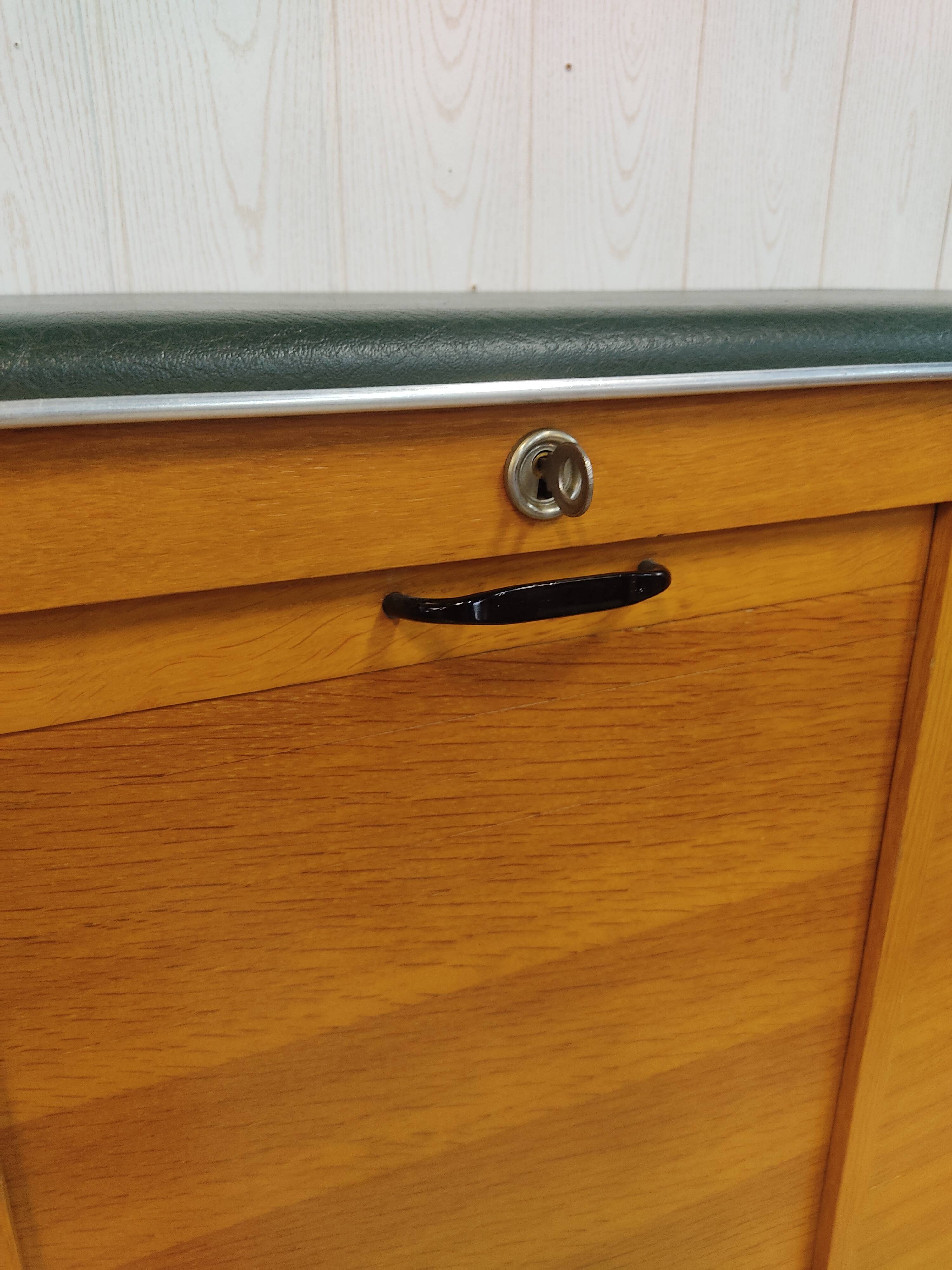 Burwood Triple Curtain Notary Filing Cabinet