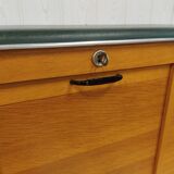 Burwood Triple Curtain Notary Filing Cabinet