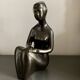 Ceramic Lady Sculpture by Jitka Forejtova for Keramos, 1960s