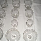 Service de verres 6 personnes années 70