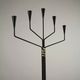Floor Standing Candelabra with Black & Brass Details – by Gunnar Ander for Ystad-Metall – Sweden, 1960s