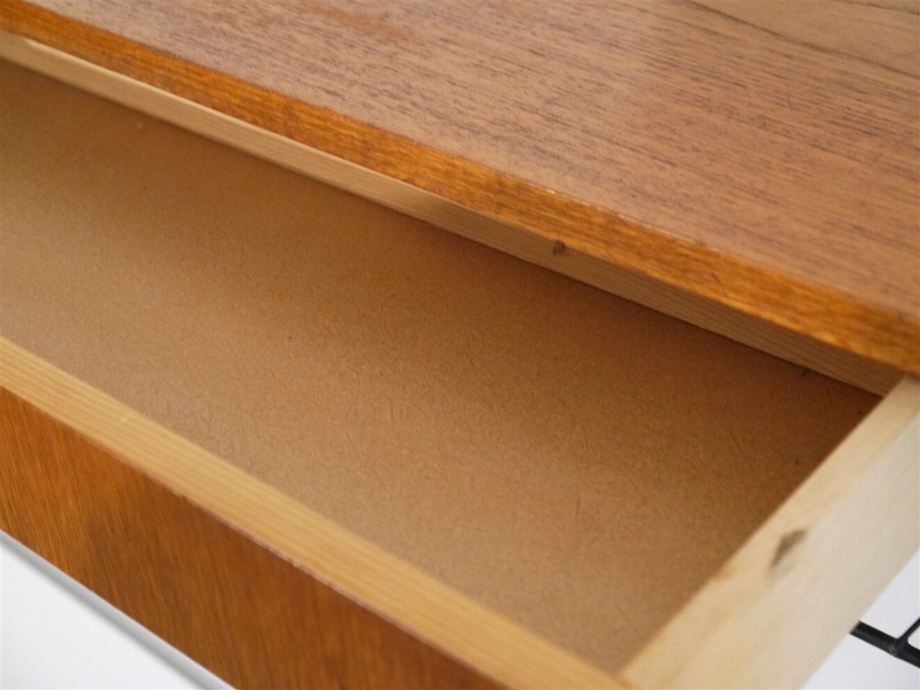 Scandinavian teak hanging bedside 1960