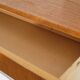 Scandinavian teak hanging bedside 1960