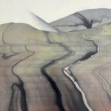 Tableau abstrait Giovanni Taormina 1989