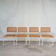 Set of 4 Habitat cesca dining chairs by Marcel Breuer, 80
