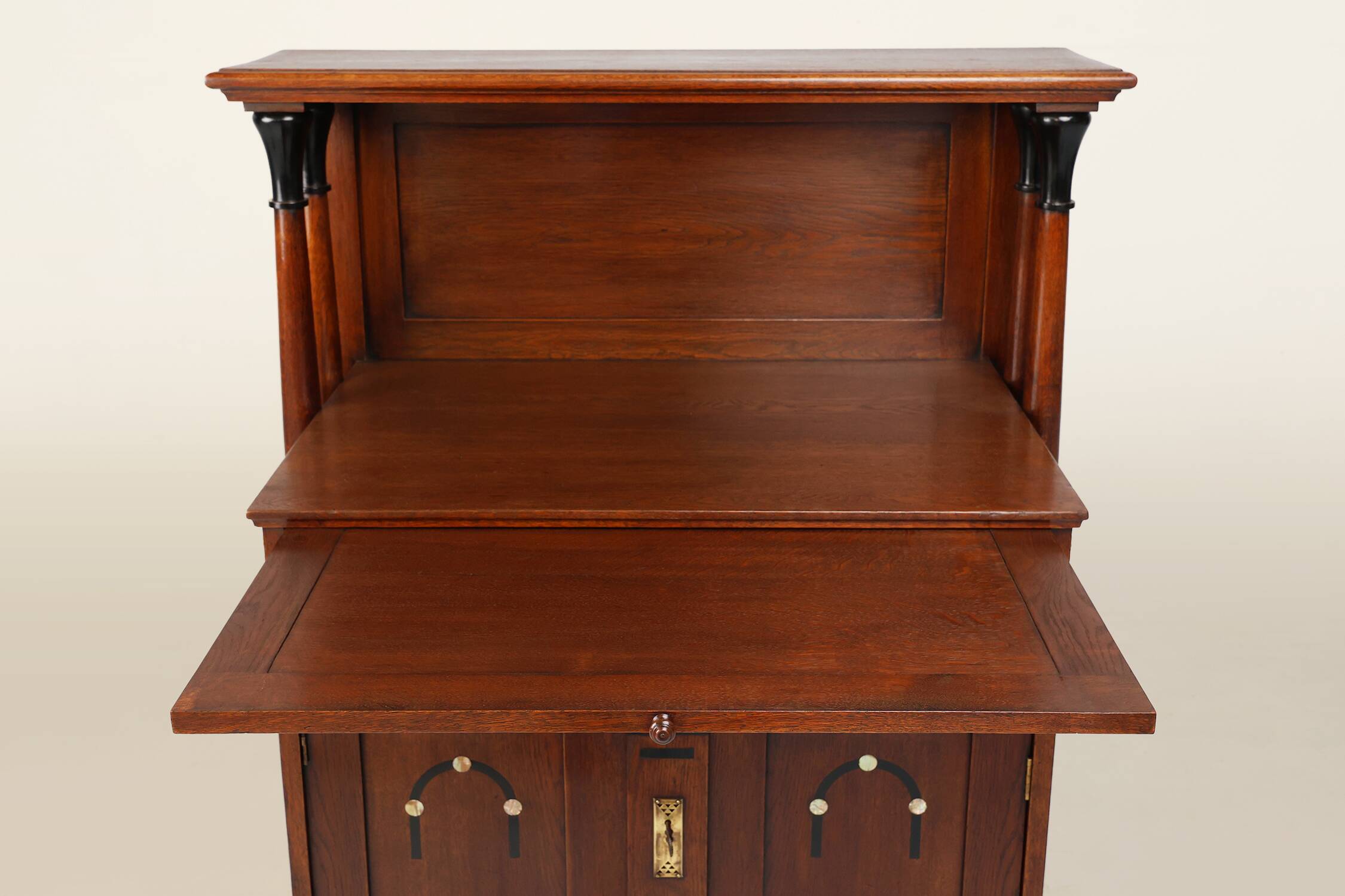 Secession high cabinet the Vienna Art Nouveau style, Austria ca. 1905