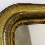 Louis-philippe mirror in golden wood
