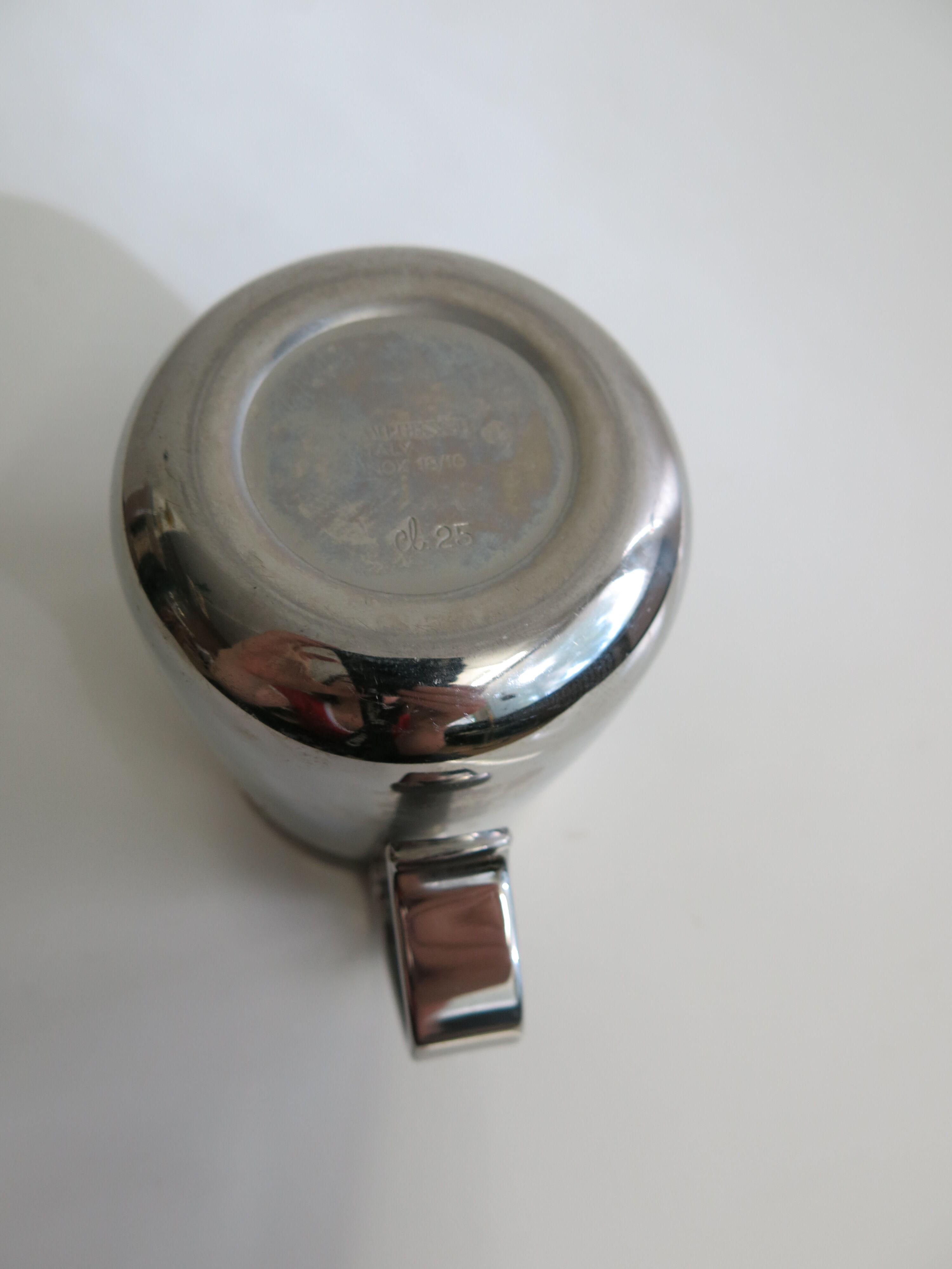 Alessi stainless steel milk pitcher