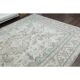 Tapis d'aire vintage persan fait main en laine et coton beige des années 1970 285x362