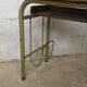 Bureau double d'écolier 1960 en chêne