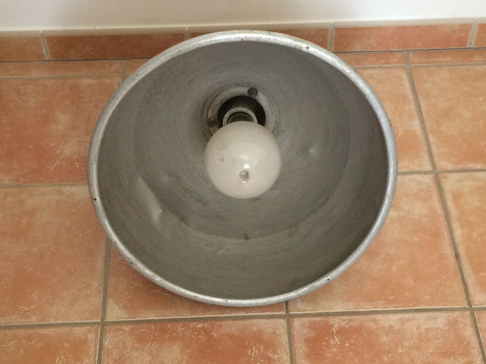 Mazda industrial hanging lamp years 50