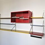Dutch Wall Unit in Metal by Tjerk Rijenga for Pilastro, 1960s