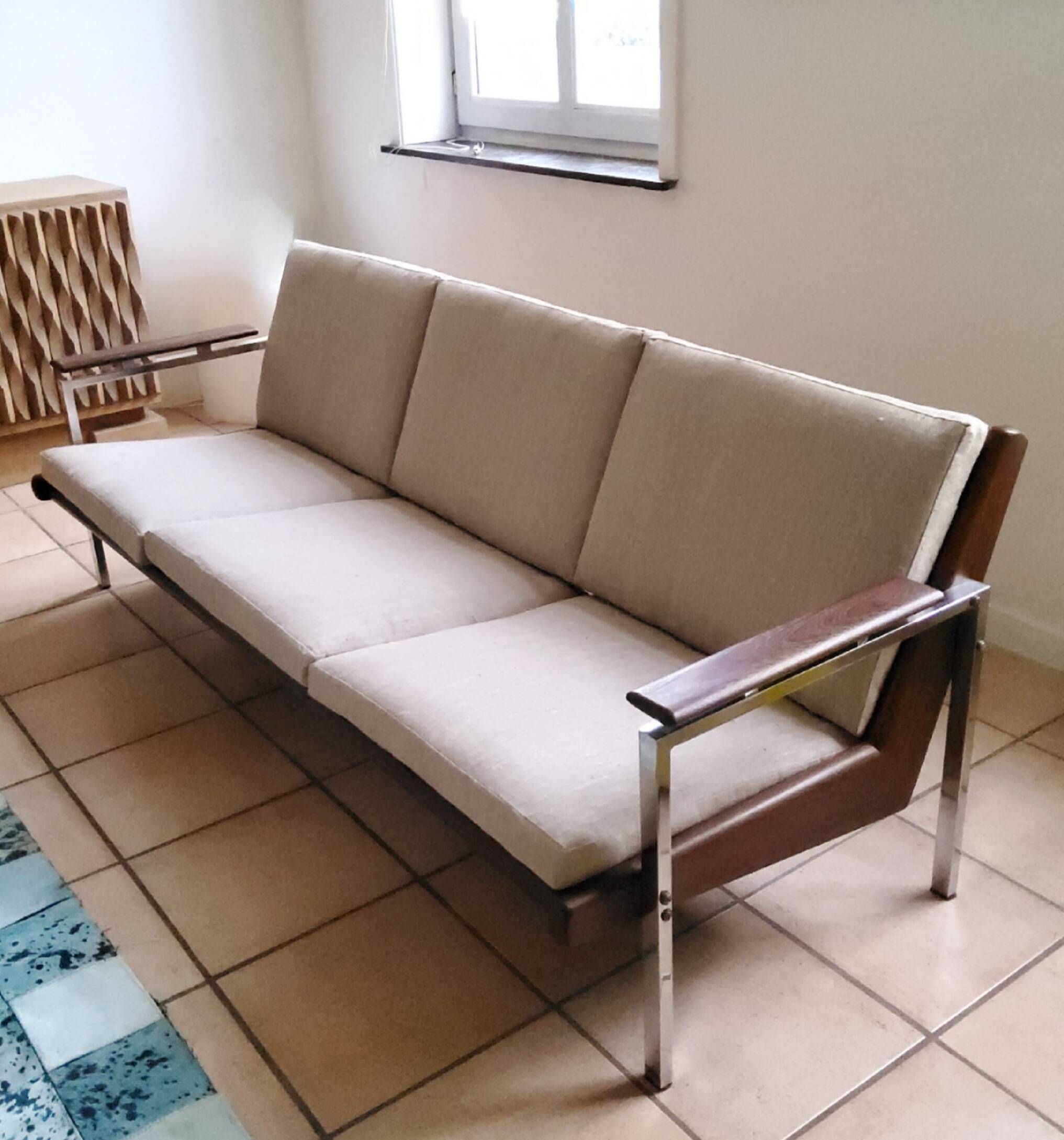 Vintage 3-seater sofa "Lotus" by Rob Parry for Gelderland, Netherlands 1960s