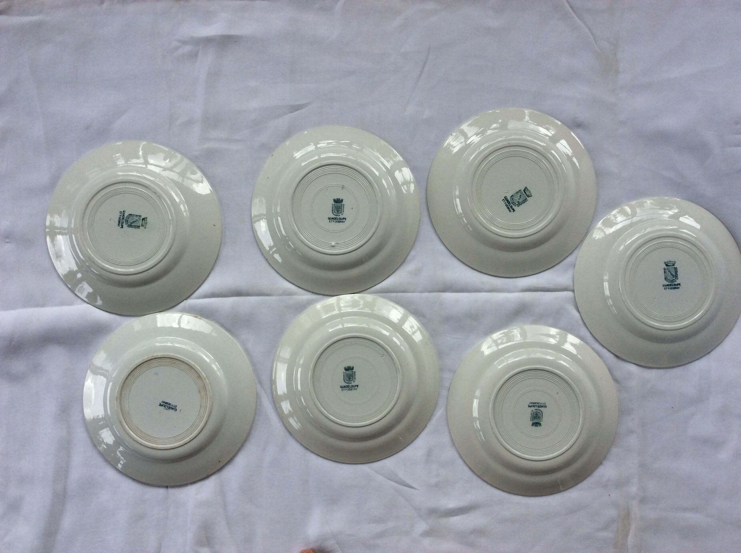 7 flat plates Iron Land model Guadeloupe