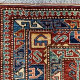 Afghan wool sevan kazak rug 185x143 cm chobi