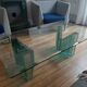 Coffee table in glass by Luigi Massoni for Galotti & Radice.