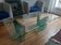 Coffee table in glass by Luigi Massoni for Galotti & Radice.
