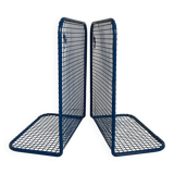 Pair of blue mesh bookends