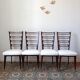 Lot de 4 chaises vintage