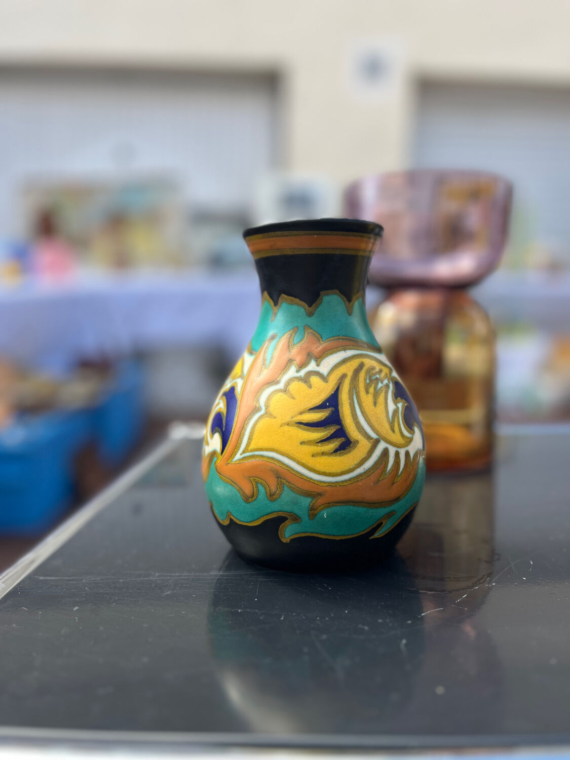 Gouda Vase Mat with Atlanta Pattern, South Holland, 1927
