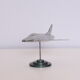 Maquette avion en aluminium, années 1950